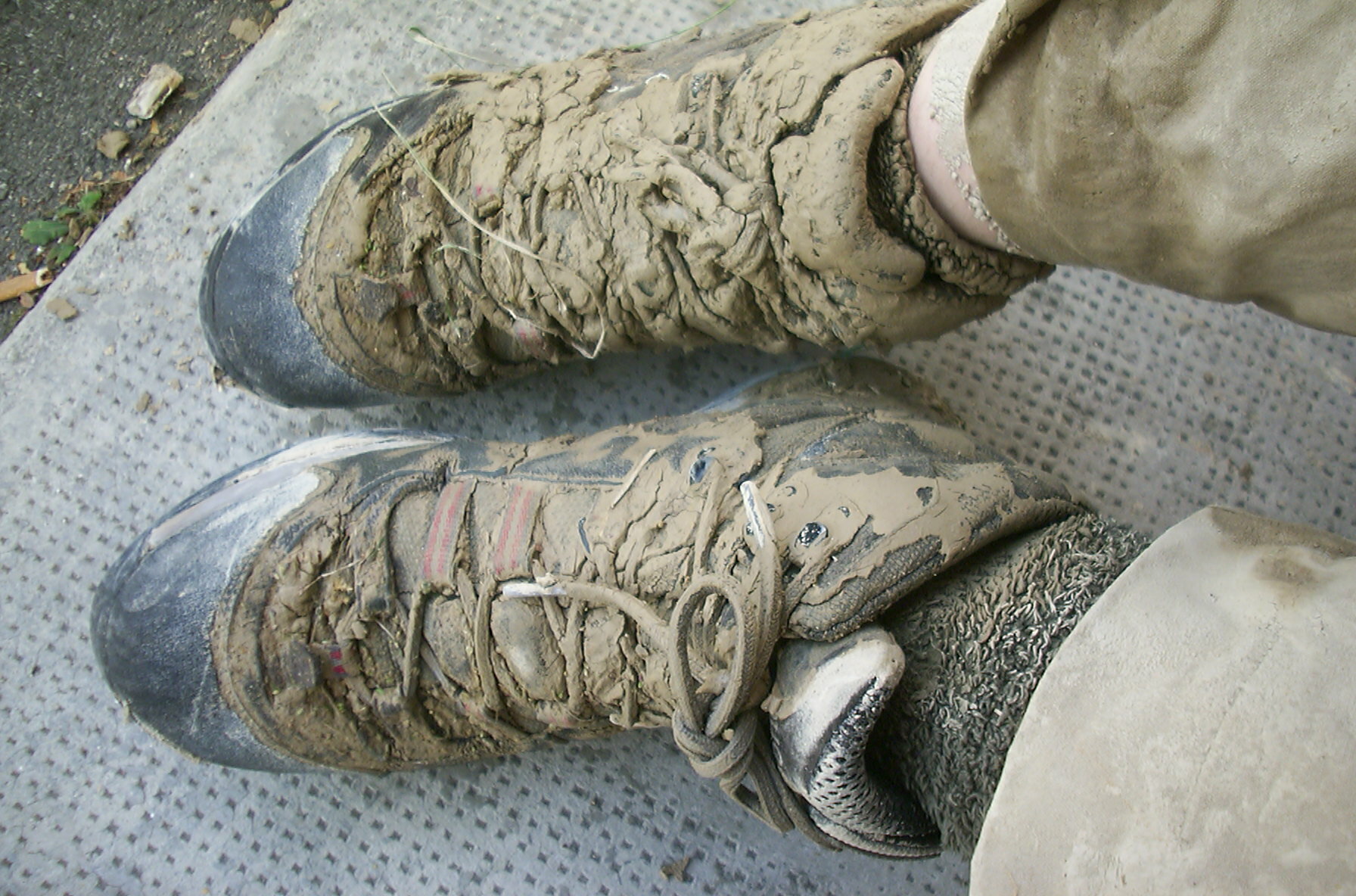 Schuhe nach grndlichem Putzen