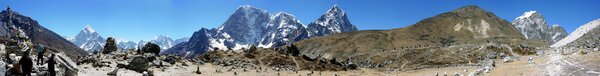 Bergsteigerfriedhof im Khumbu